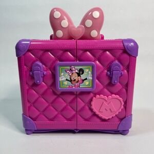 Disney Minnie Mouse Bow-tastic Fabulous Fashion Closet Playset Pink Purple Bow